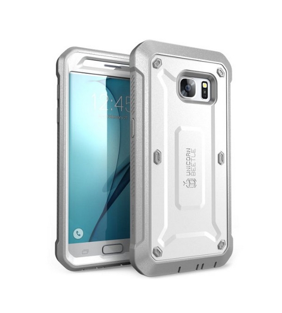Galaxy S7 Edge Case SUPCASE Full-body Rugged Holster Case WITHOUT Screen Protector green white